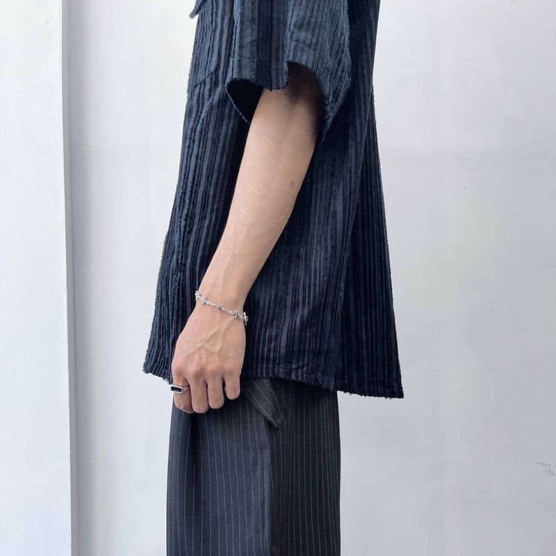 Textured Vertical Utility Shirt