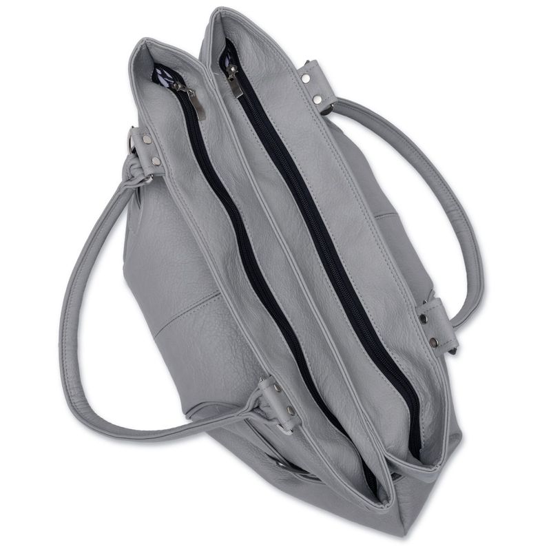 INNER ZEBRA BUCKLE BIG BAG [COOL GRAY]