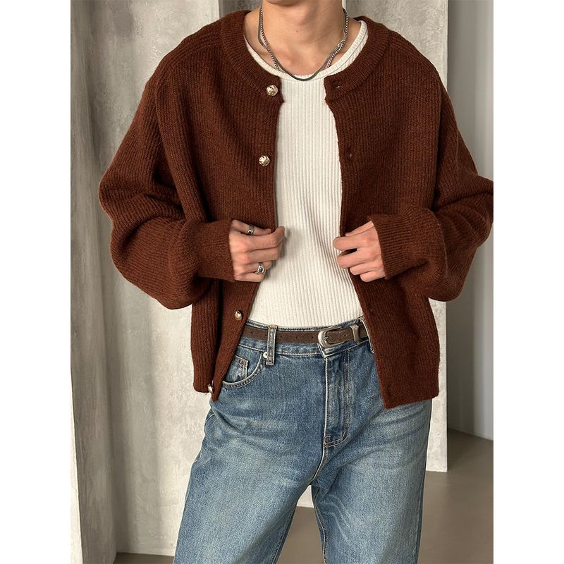  [F/W] Blen round neck cardigan(3color)
