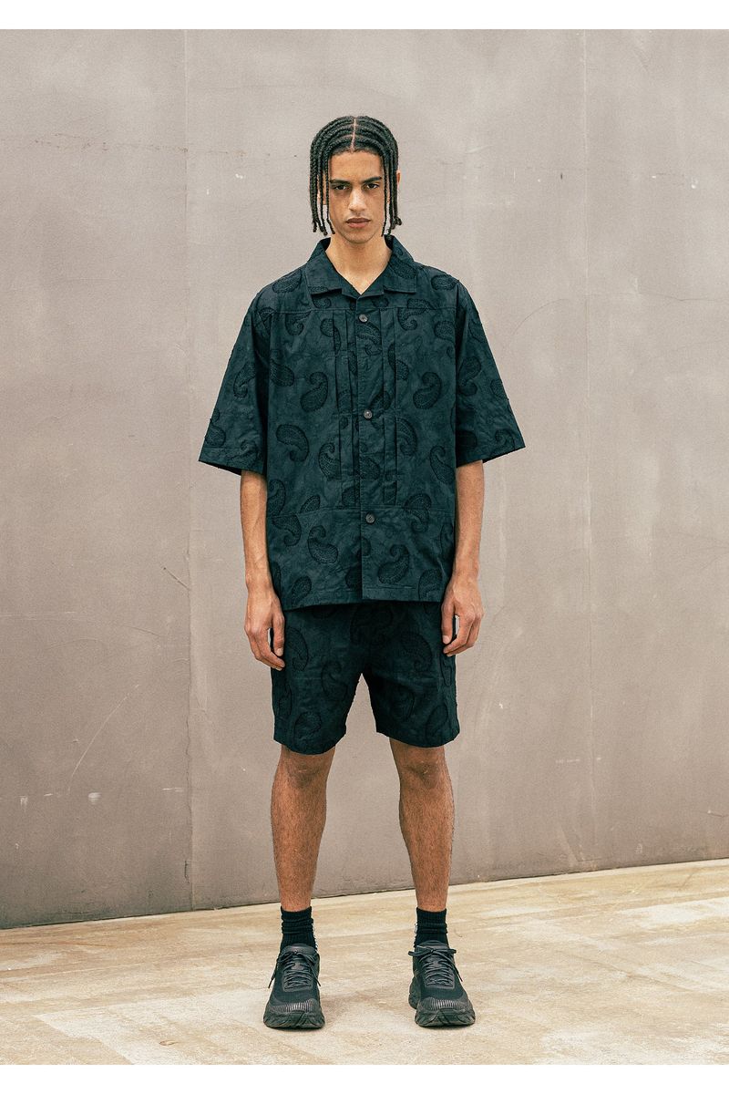 PAISLEY JAQUARD SHORT PANTS