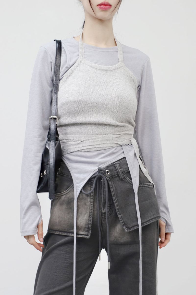 Topa Wool Knit Bustier