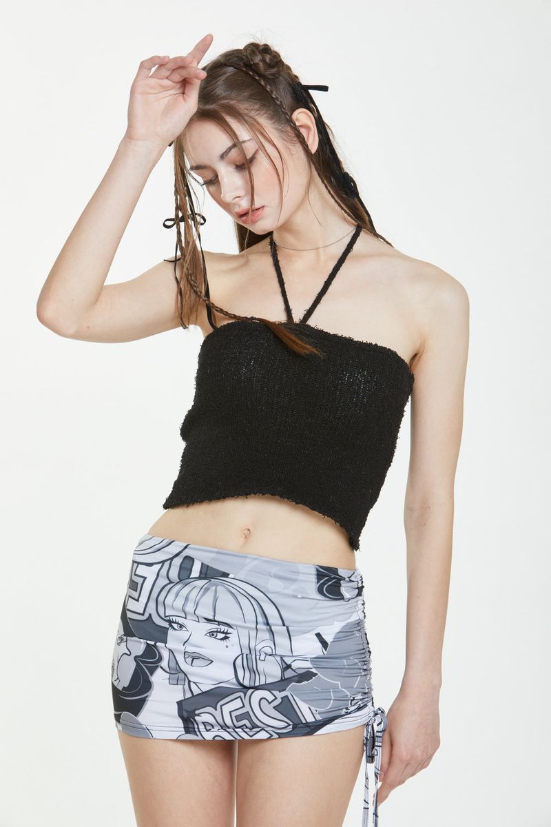 FANCY HALTER TOP