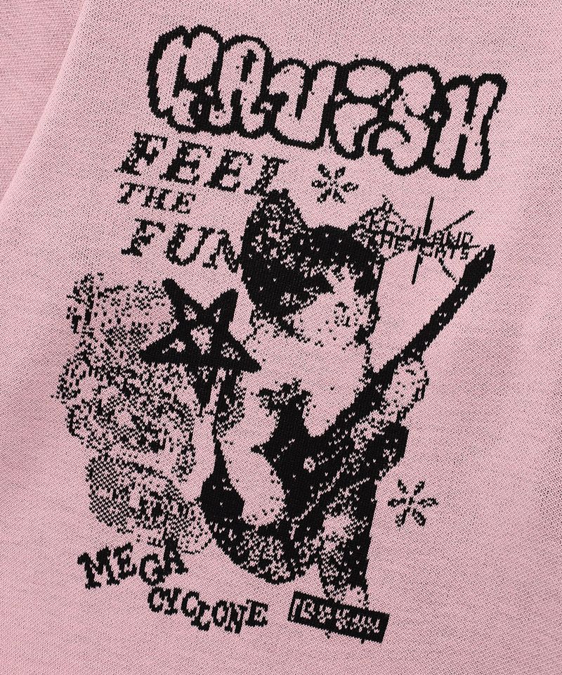 MEGA CYCLONE KNIT SWEATER PINK(CV2EFUK601A)