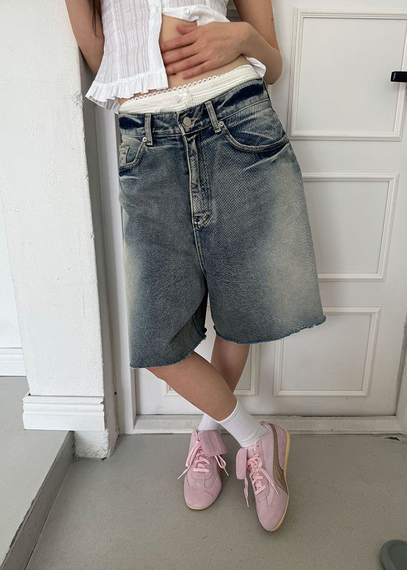 LACE CANCAN SHORTS