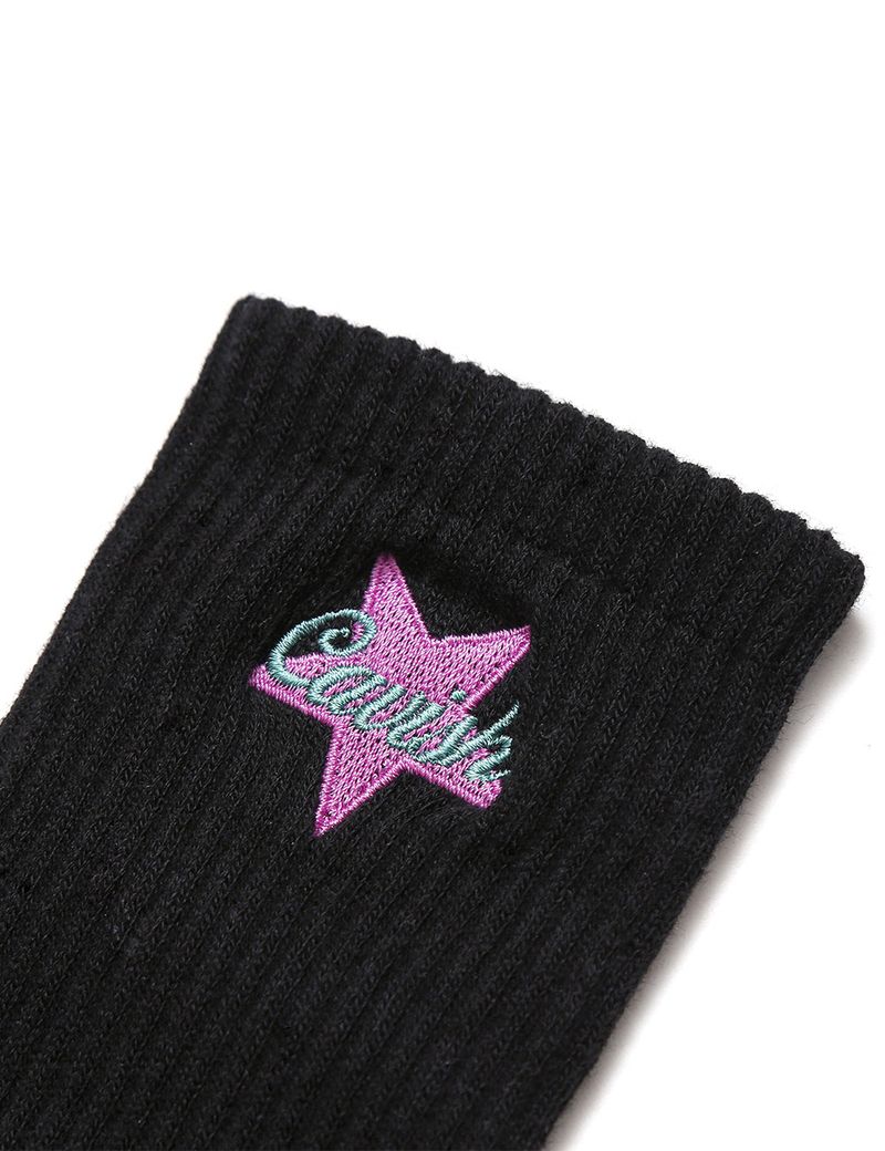 REVERSE STAR SOCKS BLACK(CV2CFUAB83A)
