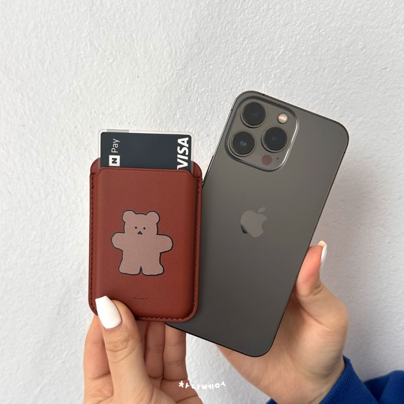 Chanibearの「Chanibear Magsafe Card Wallet (design 3)(Smartphone Accessories)」