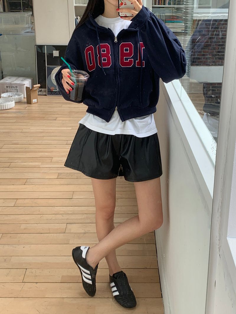 [Additional Fluff option] 1980 two-way hooded zip-up