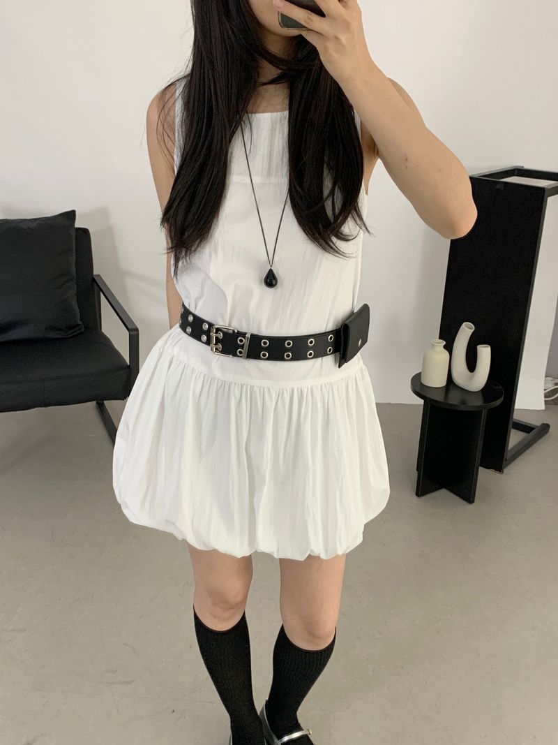 Berard Balloon Sleeveless Mini Dress
