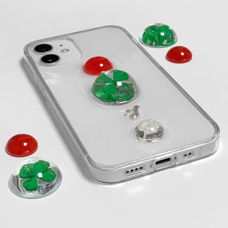 [MADE] Lucky clover Resin Case