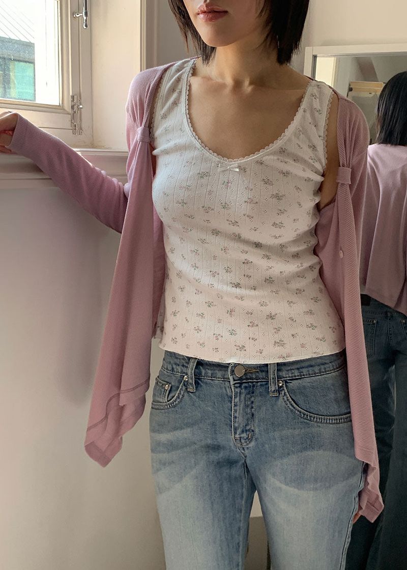 BLOSSOM PUNCHING SLEEVELESS
