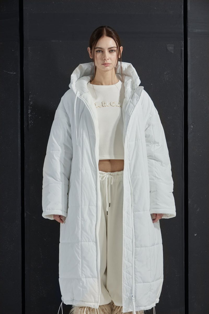 GL LONG PADDING -WHITE