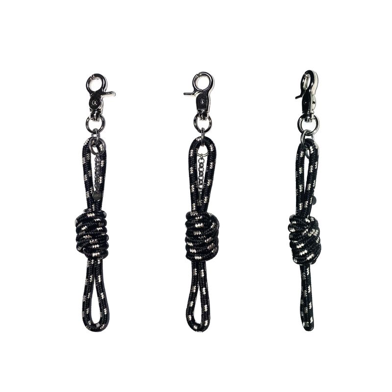 rope keyring (black)