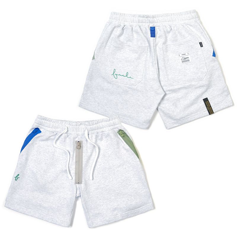 STIGMA(スティグマ)の「23 ZIPPER SHORTS WHITE MELANGE(Pants)」