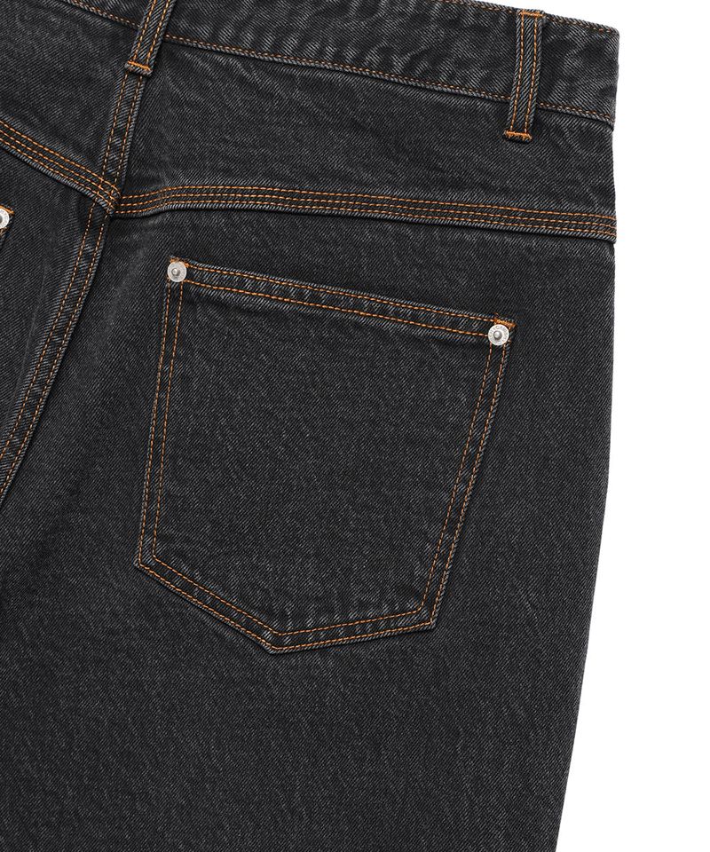 PATCHWORK DENIM PANTS BLACK(CV2EFUD112A)