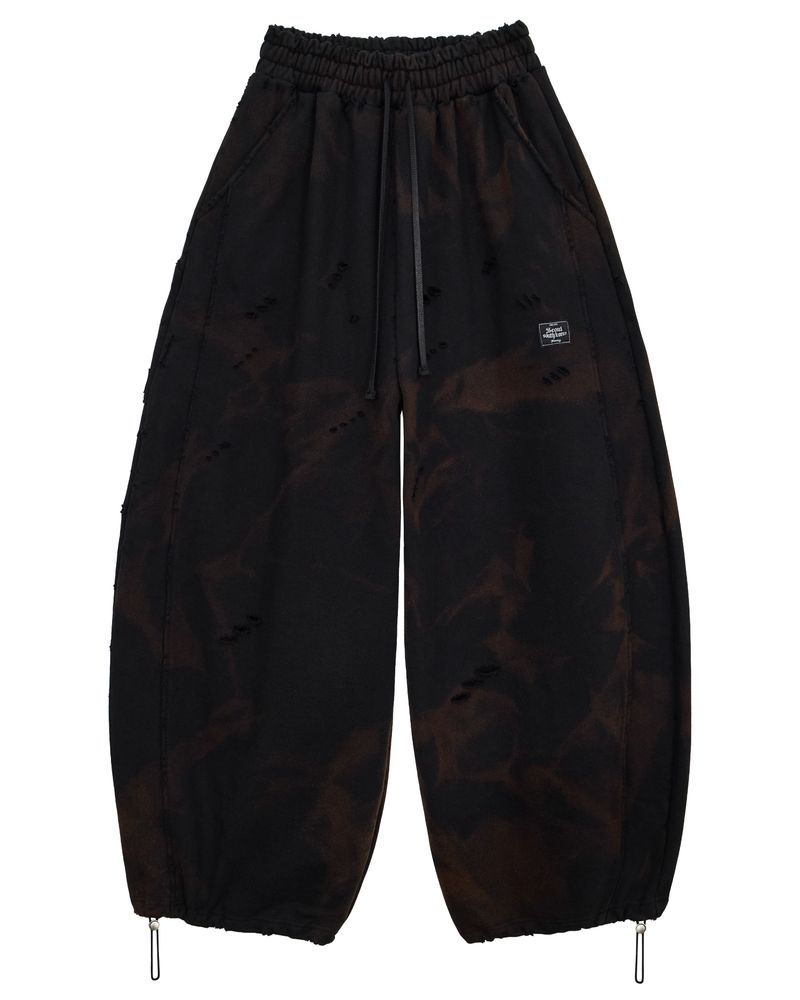 Destroyed P bleach black B