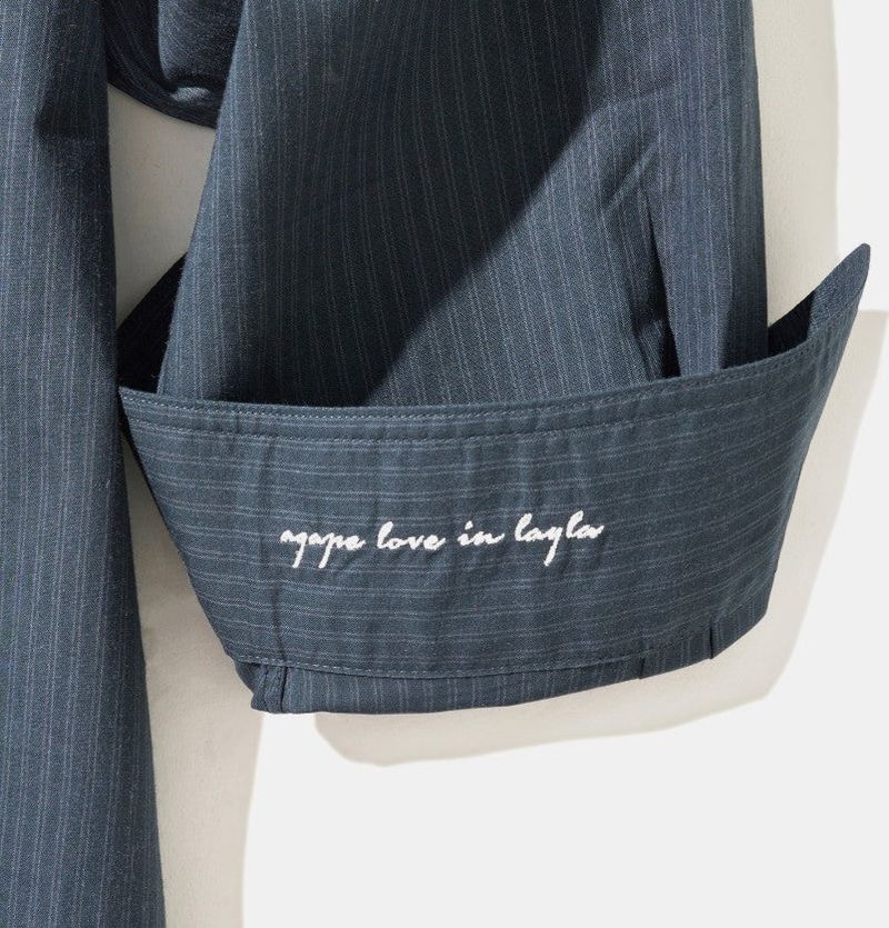 Midnight Pinstripe Shirt S168