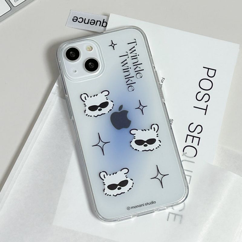 [Gel-hard] Blue PUPU puppy Phone case
