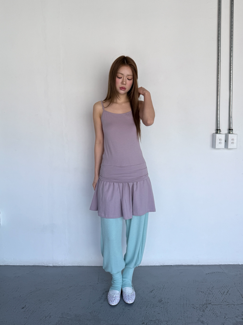 core shirring dress