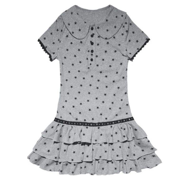 [Hashtag DDD] puffy star cake dress