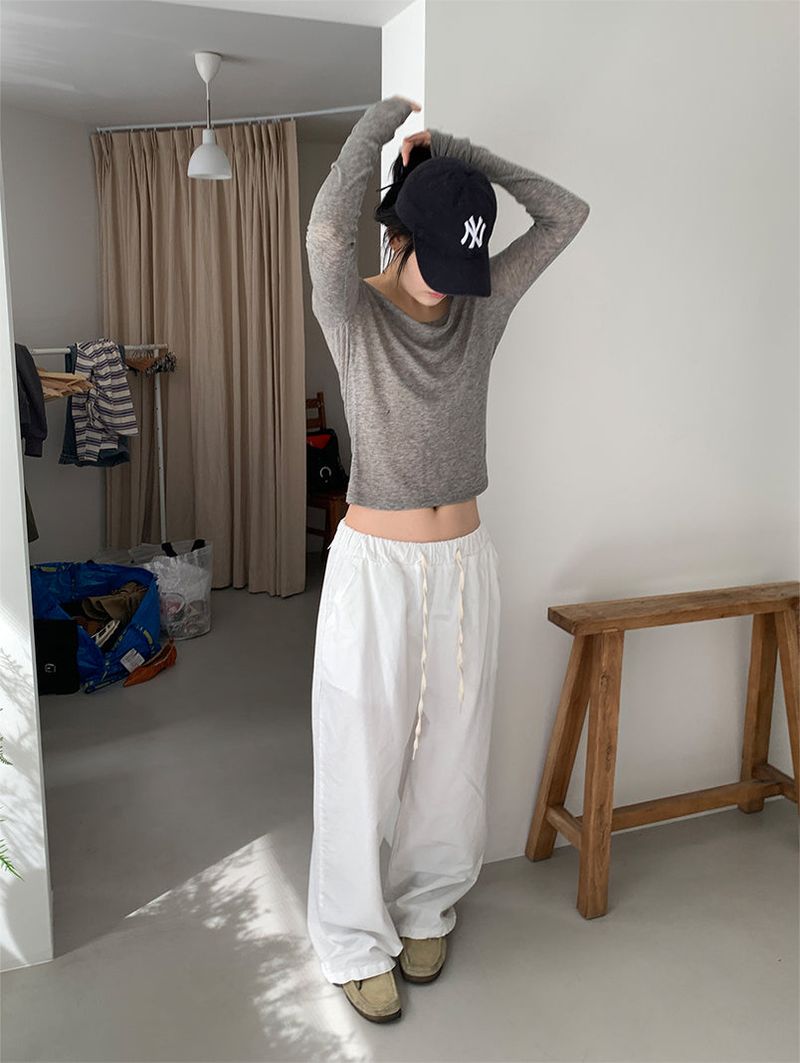 REFRESH WIDE BANDING PANTS (5C)