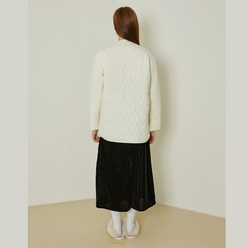Cloud quilting jacket (ivory)