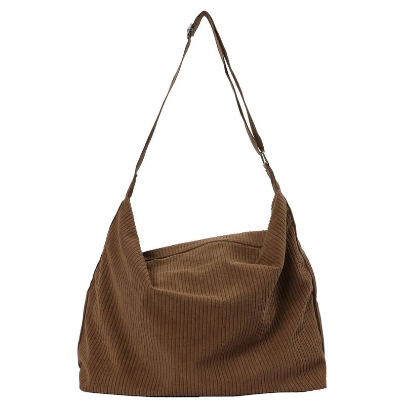 SOFT CORDUROY CROSS BAG (4COLOR)
