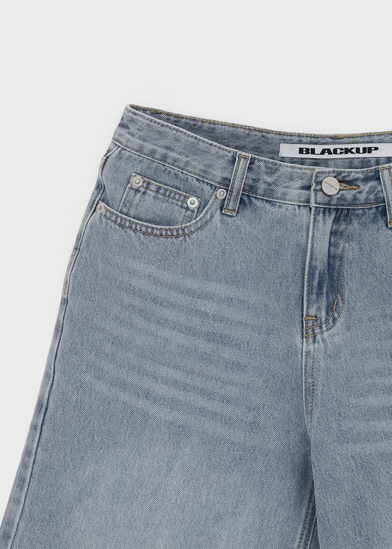 [B-DENIM] SUMMER WASHED BERMUDA JEANS 055