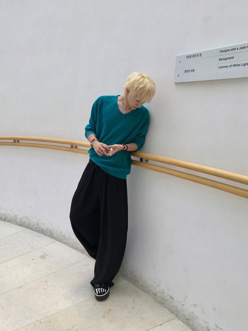 Ove Belted Linen Curved Pants 2C