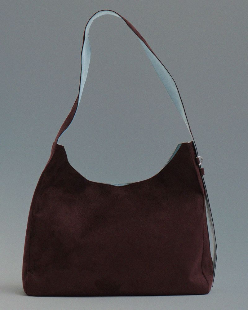 ml.B — maliblue（ml.B — マリブルー）の「NEW - MINE.ホーボー トート (Wine / Blue)（バッグ）」