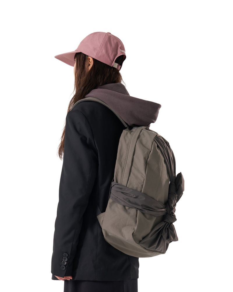 Knotted Backpack (Ash Khaki)
