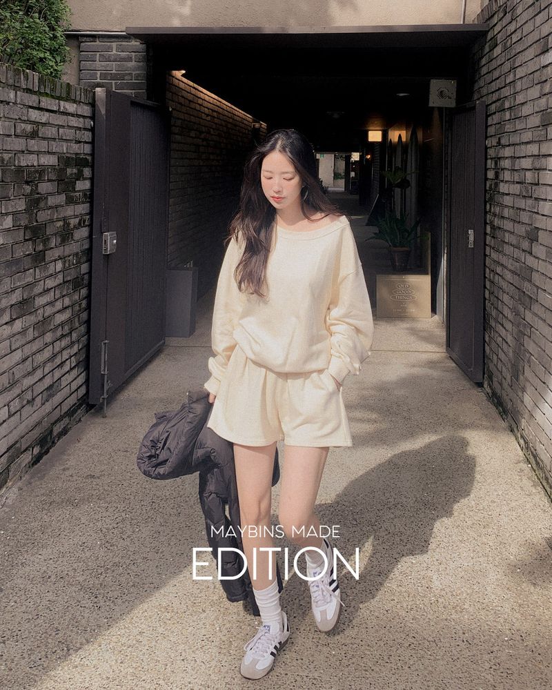 [MADE] Mir Sweatshirt & Short Pants Set