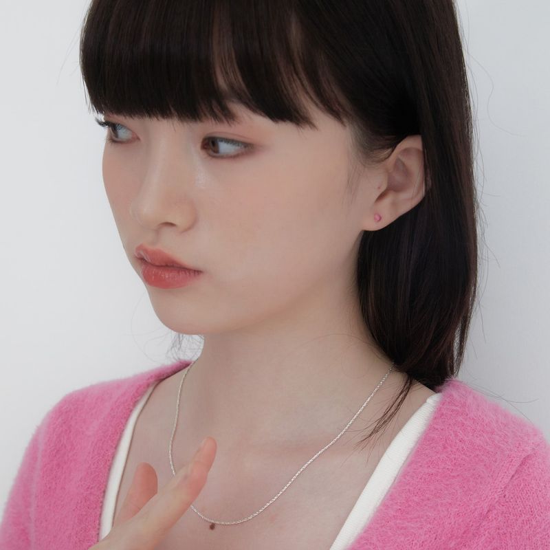 candy heart earring