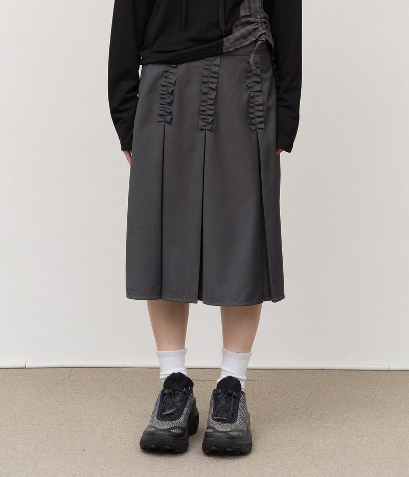 HIFIFNK(ハイファイファンク)の「(W) Tes Pintuck Pleats Skirt(Skirts)」