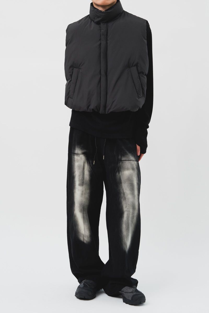 Toa Cropped Padding Vest (2color)