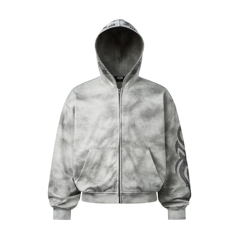 Aesir Studios（アースィア・スタジオ）の「UNISEX - JETRON  - Monogram hoodie（Tops）」