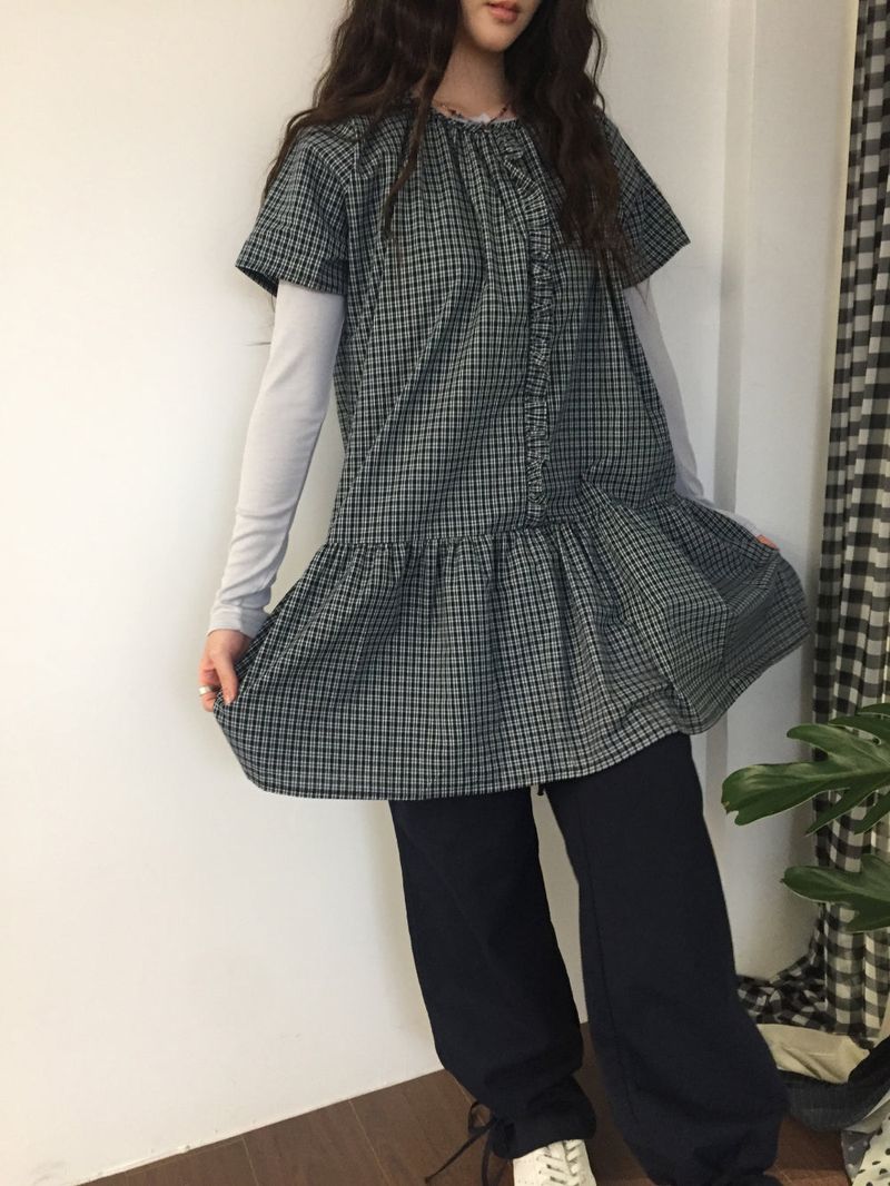 Coats check dress (2color)