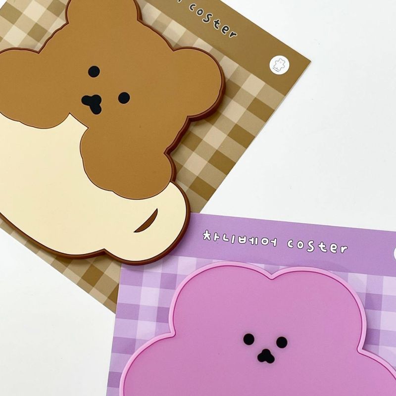 Chanibear cup coaster - Purple