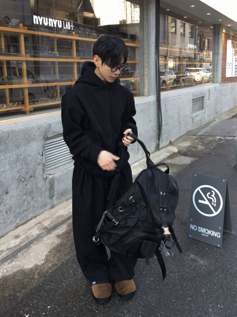 [SET] Momon Golden Pullover Hoodie + Pintuck Wide Pants 4C