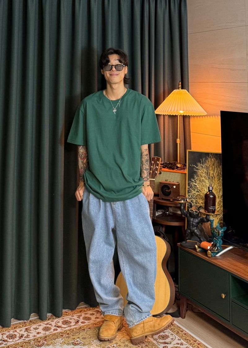 virstyle(ビルスタイル)の「Plain Overfit Wash Short Sleeve 9COLOR(Tops)」