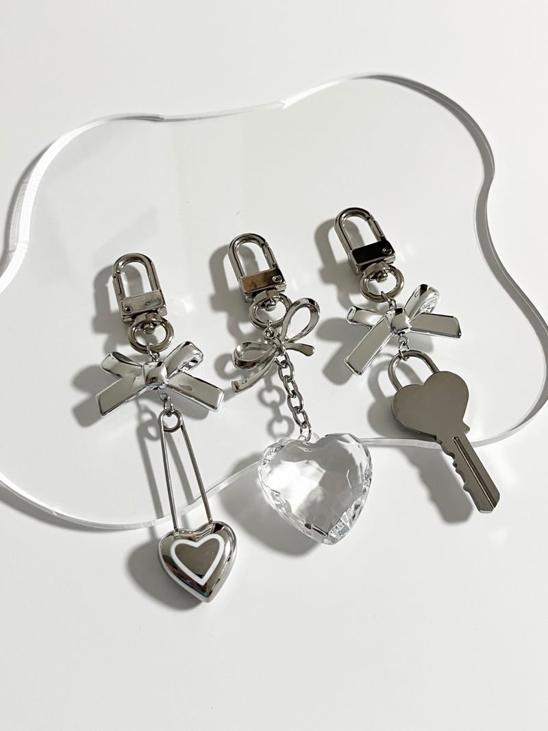 ribbon glass Keyring