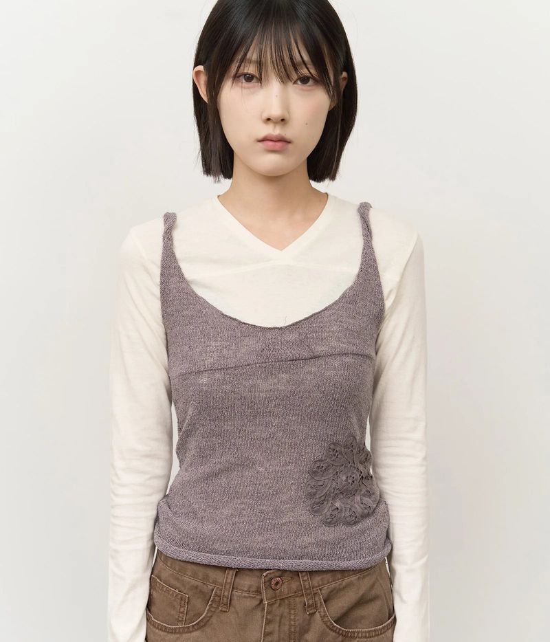 HIFIFNK（ハイファイファンク）の「(W)コーカン ニット スリーブレス（トップス）」