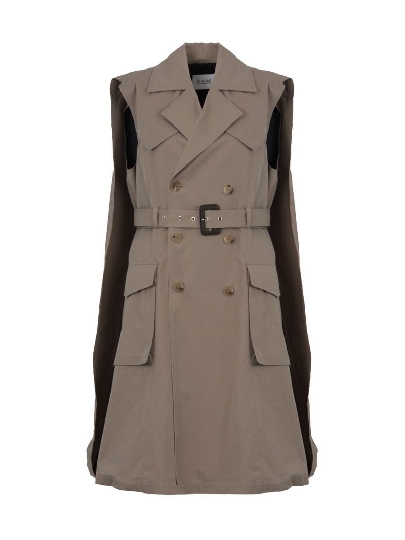 CAPE TRENCH LONG VEST