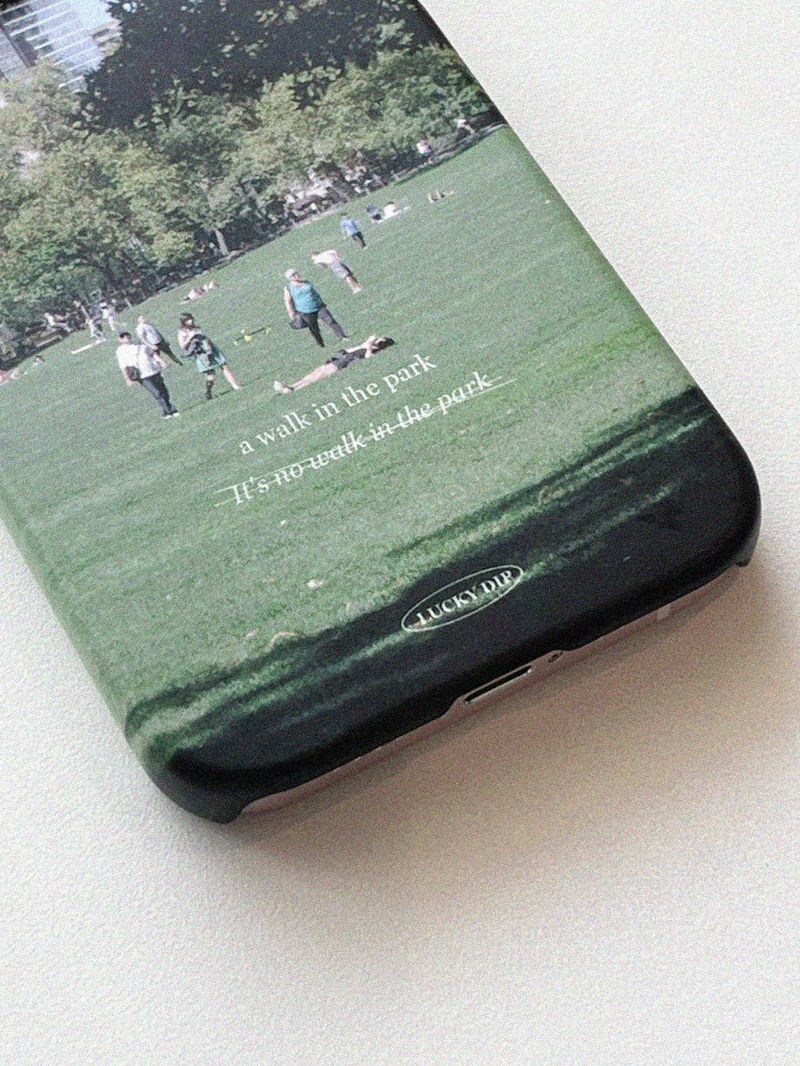 [MADE] a walk in the park iphone hard case 02