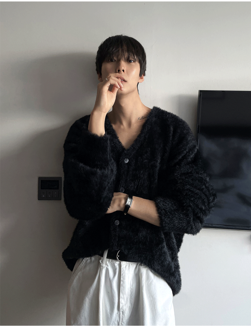 london mohair cardigan