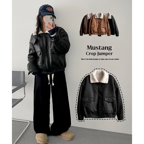 hijjoo（ハイチュー）の「Shuntz woolen collar suede jacket（Jackets/Outerwear）」
