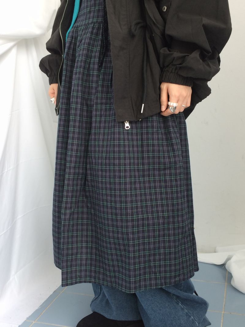 Vintage Mori Checkered Dress
