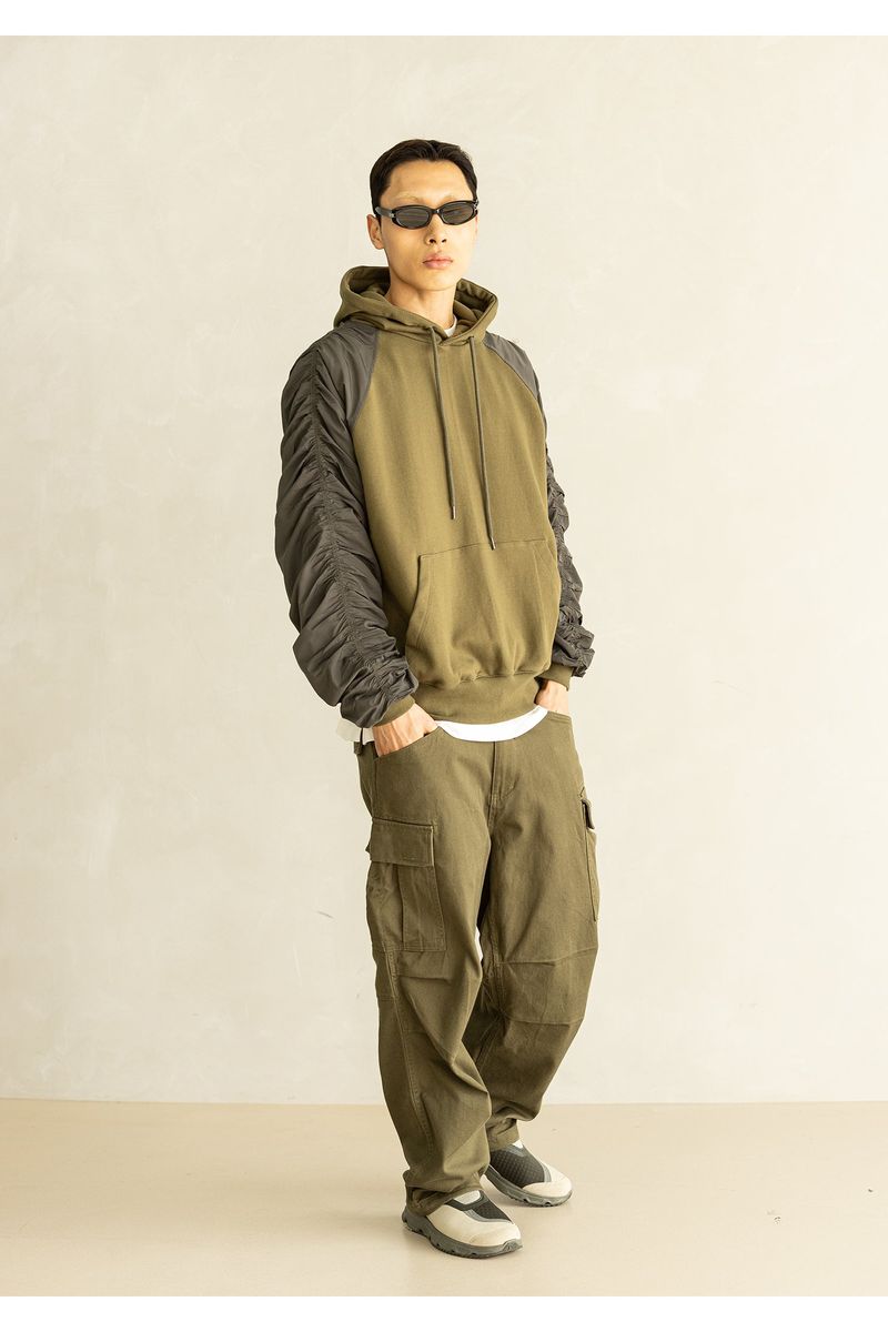 BELINE PUCKERING HOODIE MFHHD006-KK