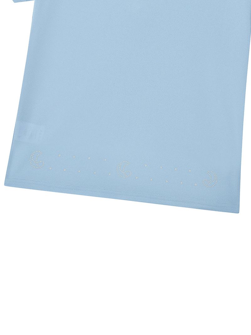  TIE PIQUE SHIRT BLUE BLUE