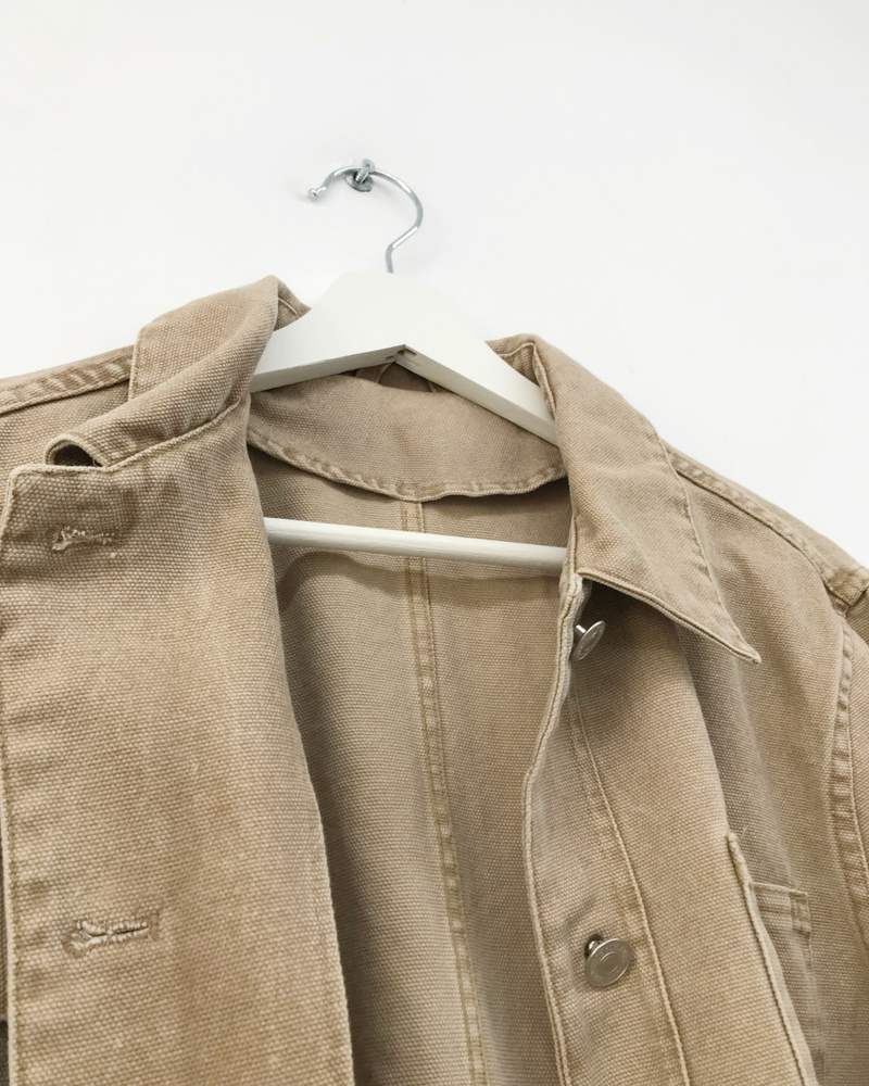 Trucker Washed Jacket (2color)