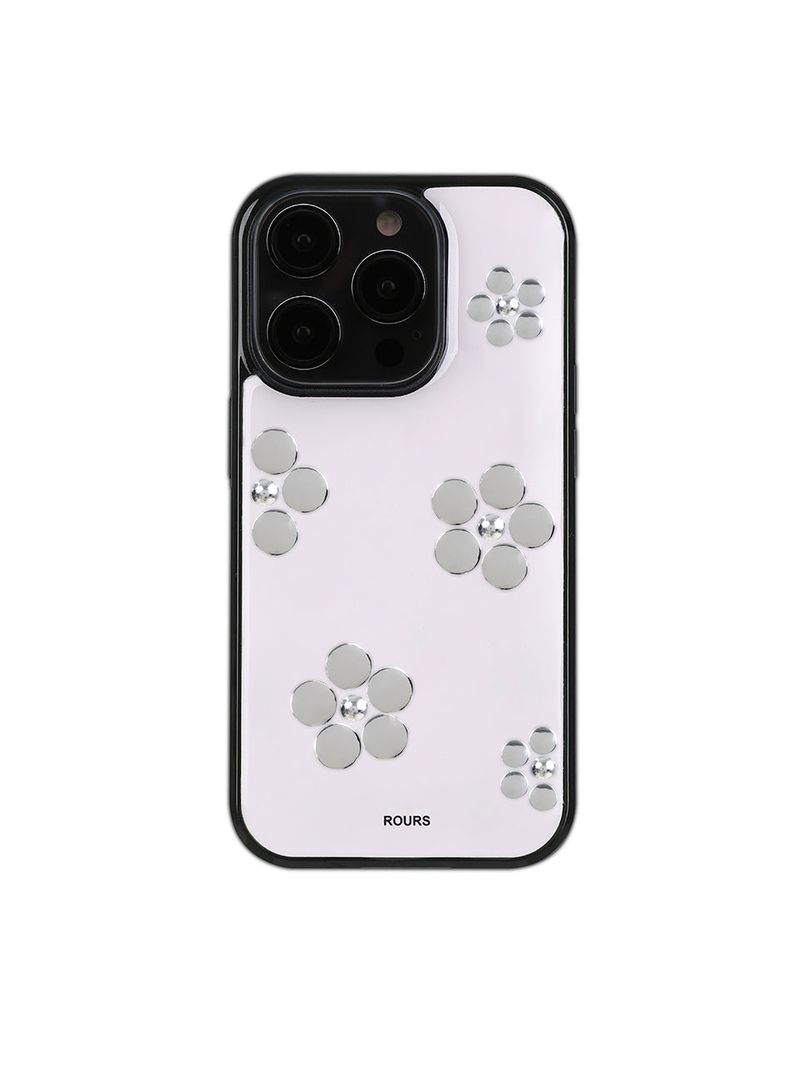 flower stud case (pink)